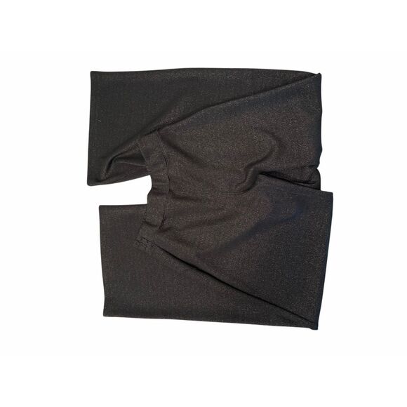 Spanx - Airessential Shimmer Wide Leg Pants- Very Black / Silver Shimmer Size M - Picture 8 of 11